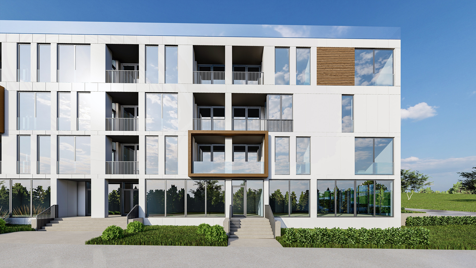 Визуализация здания