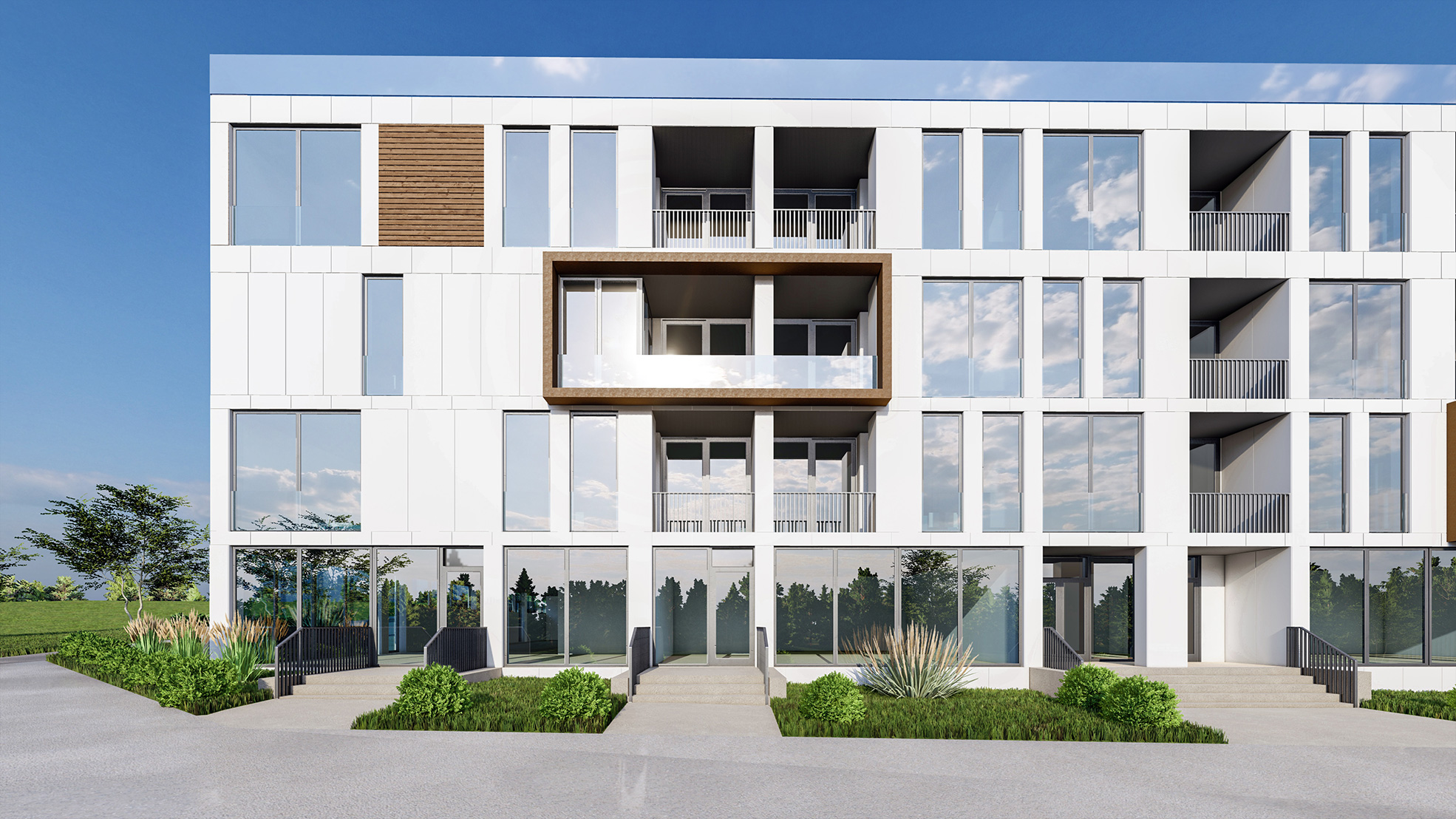 Визуализация здания